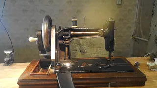 Старинная швейная машина. Пр-во Германия фирма GN. 80-90-е годы 19-го века.