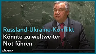 Debatte der UN-Generalversammlung zur Ukraine