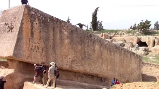 The 1200 Ton "Stone Of The Pregnant Woman" At Baalbek In Lebanon