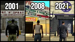 PAY 'N' SPRAY LOGIC in GTA Games (2001-2021)