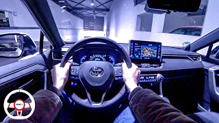 2021 Toyota RAV4 2.5 Plug-in Hybrid NIGHT POV DRIVE Onboard (60FPS)