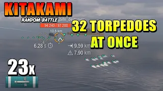 Cruiser Kitakami - endless waves of torpedoes behind enemy lines