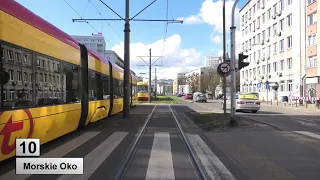 Tramwaje Warszawa 2021 Linia 10