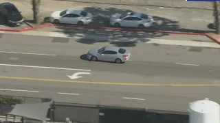 Police chase underway across LA County's South Bay