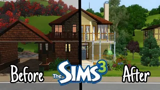 The Sims 3 Перестройка стартового дома  /  starting house remodeling  / The Sims 3