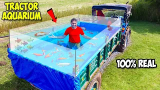 We Turned Tractor Into A Biggest Fish Tank | Mad Brothers