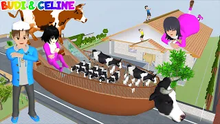 Yuta Mio Kurban Sapi 🐮 Kambing 🐑 Raksasa | Kumpul Hewan Kurban Di Kapal Sapi Kambing | Sakura