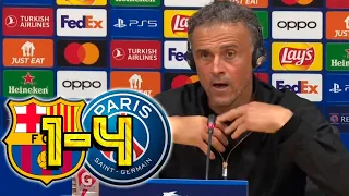 RUEDA PRENSA LUIS ENRIQUE: FCBARCELONA 1-4 PSG