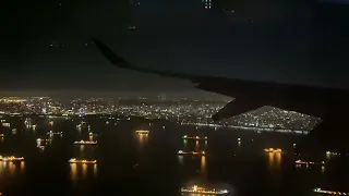 Singapore Airlines Airbus A350-900 landing in Singapore Changi Airport (SIN)