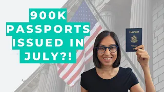 US Passport Update | 900K Passports Issued in July 2020