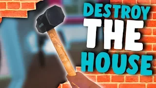 LETS DESTROY THE HOUSE! | House Flipper (Beta) | Let's Play House Flipper Gameplay