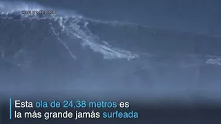Récord brasileño por mayor ola jamás surfeada