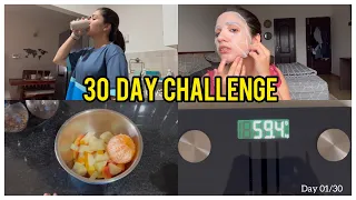 #VLOG01 || 30 Days Challenge | My Weight Loss Journey #akanchasharma #dailyvlog #lifestyle