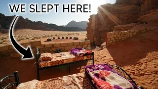 We Slept Here for Only 8 DOLLARS! | Wadi Rum, Jordan 🇯🇴