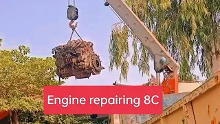 Hino j4 Engine repairing