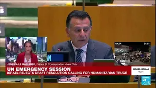 UN General Assembly to vote on resolution calling for humanitarian truce in Gaza • FRANCE 24
