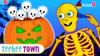 Fun Spooky Games | Skeletons Collect The Candies | Fun Learning Videos by TeeheeTown