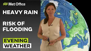 22/05/24 – Heavy rain and showers – Morning Weather Forecast UK –Met Office Weather