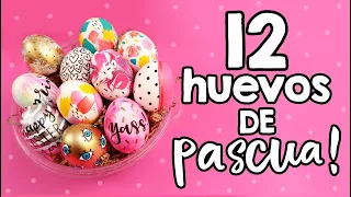 12 ideas para DECORAR HUEVOS DE PASCUA!! ✄ Barbs Arenas Art!