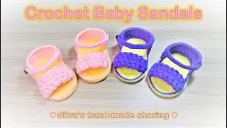 Super Easy Crochet Baby Sandals - Fresh Uppers Double Soles | ❤️‍🔥 Step by Step ❤️‍🔥