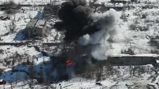 Подрыв танка орков на мине. Красивое