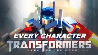 Roblox Transformers Dark Of The Moon EVERY CHARACTER SHOWCASE #transformers #roblox #gaming