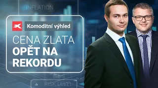 Komoditní výhled | Cena zlata opět na rekordu, ještě více ale roste stříbro