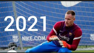 Marc André Ter Stegen Entrenamientos 2021 HD