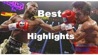 BEST HIGHLIGHTS - The Greatest moments of Floyd Mayweather, Jr. VS. Manny Pacquiao 2015 (FULL HD)