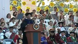 Pres. Noynoy Aquino at the 100th UP Diliman University Grad 1/5