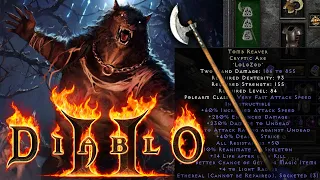 GODLIEST WEAPON EVER on DRUID | Diablo 2 Resurrected