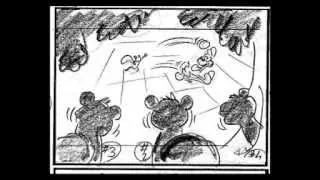 2008 THE GARFIELD SHOW.Saison 1."Up a tree" (Les écureuils) Storyboard