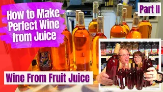 How to Make Wine from Fruit Juice - The Only Wine Recipe You Will Ever Need - Part II