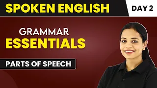 Parts of Speech - Grammar Essentials (Day 2) | Spoken English Course📚