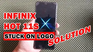 INFINIX HOT 11S STUCK ON LOGO | NOT BOOTING | HOW TO RESET A PHONE