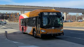 (Brand New!) Fairfax Connector 2022 New Flyer XD35 #7879 on Route 703