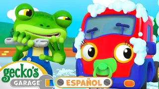 Lavado de Autos Nuevo para Camiones | Garaje de Gecko en Español | Dibujos animados