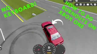 Roblox Greenville: HOW TO DO DONUTS/BURNOUTS ON XBOX