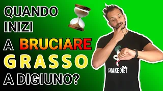 Quando inizi a bruciare grasso a digiuno?