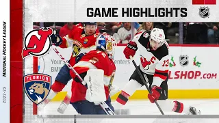 Devils @ Panthers 12/21 | NHL Highlights 2022