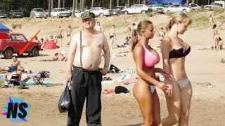 NIESPODZIEWANE MOMENTY NA PLAŻY UCHWYCONE NA KAMERZE!