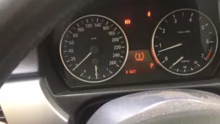 Bmw 320i E90 сброс ошибки давление шин / tire pressure errors