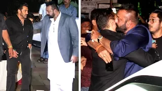 Salman Khan HUGS Sanjay Dutt & Ends FIGHT At His Diwali Party 2017