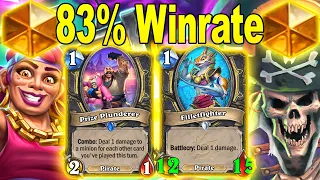 Over 83% Winrate To Legend! Pirate Aggro Rogue Is The Best Rogue! Festival of Legends | Hearthstone