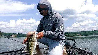 catching bass at logan martin lake early may 2022