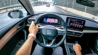 2021 Seat Leon XCELLENCE [1.5 TSI 150HP] | POV Test Drive #822 Joe Black