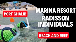 Marina Resort Radisson Individuals / Port Ghalib / Beach and coral reef