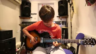 Dry County Bon Jovi Guitar Cover by 11 Year Old Alex Ayres