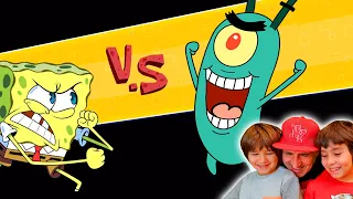 DERROTAMOS A PLANKTON!! BOB ESPONJA a la CAZA de la CANGREBURGER