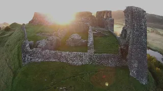 Dryslwyn Castle early morning